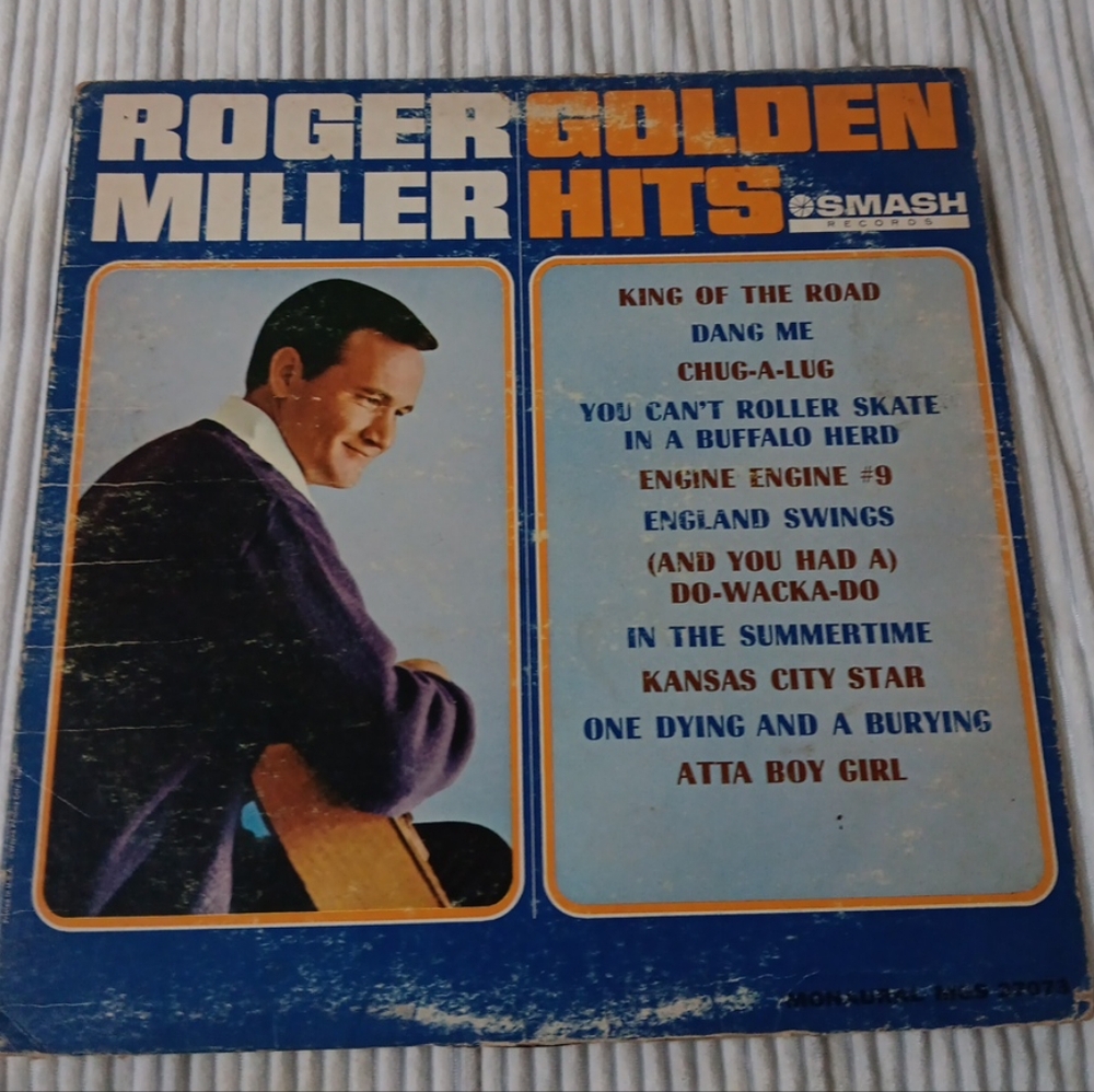 Roger Miller ‎– Golden Hits Vinyl, LP 1965 Smash Records